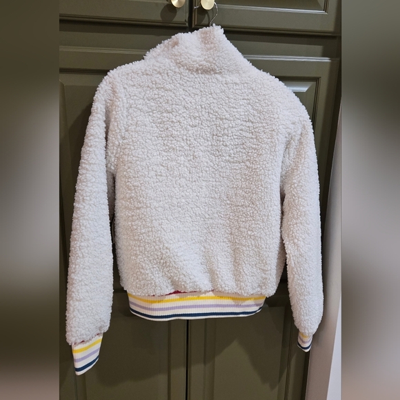 NWT Ivory Ella sherpa bomber iacket - Picture 3 of 11